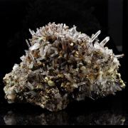 Siderite, Quartz, Pyrite.