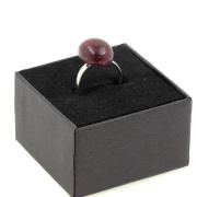 Silver Plated Ruby Ring. 19.64 ct.