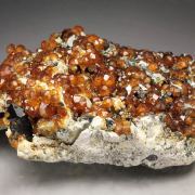 gem GARNET var. SPESSARTINE, QUARTZ var. SMOKY