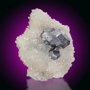 Galena  on Quartz