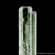 Beryl var. Heliodor with Aquamarine tip