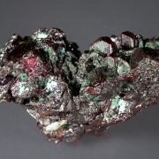 Cuprite with Malachite and Chrysocolla