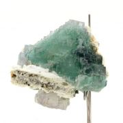 Fluorite + Pyrite.