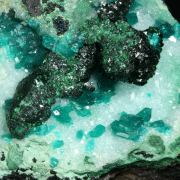 Dioptase with Malachite