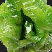 Pyromorphite (large, hoppered crystals)