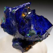 Azurite with Malachite