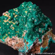 Dioptase with Wulfenite