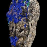 Azurite on Shale