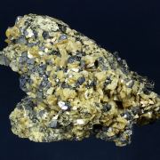 Siderite with Galena and Sphalerite