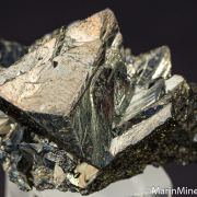 Pyrite on Tetrahedrite