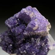 Fluorite on Arsenopyrite