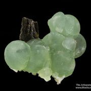 Prehnite on Epidote with Laumontite