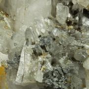 Quartz with Hematite and Anatase