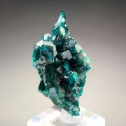 gemmy DIOPTASE, CALCITE