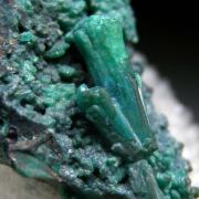 Chrysocolla after Hemimorphite