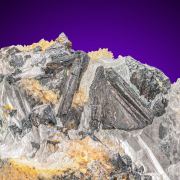 Chalcocite  on Gypsum