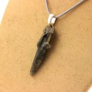 Raw Epidote Necklace. 12.83 ct.