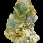 Fluorite, quartz MONGOLIA