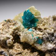 Caledonite with Leadhillite