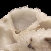 Quartz casts after Calcite on matrix