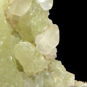 Prehnite finger cast after Anhydrite with Calcite