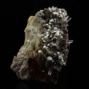 Siderite, Quartz, Pyrite.