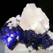 Fluorite with Calcite