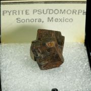 Goethite (pseudo. after Pyrite)