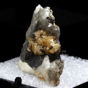 Stolzite on Cerusite.