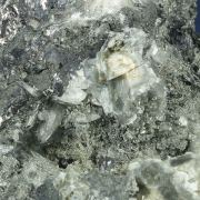 Pyrargyrite and Dyscrasite with Galena and Calcite