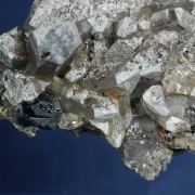 Brookite on Quartz (var. Smoky)