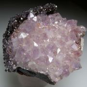 Amethyst after Calcite