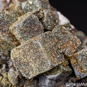 Chalcopyrite on Galena with Sphalerite