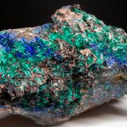 Brochantite with Linarite