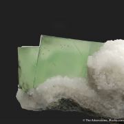 Fluorite on Quartz