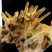 Siderite, Quartz, Pyrite.