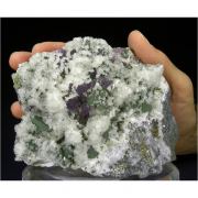 Fluorite, Calcite, Chalcopyrite, Chlorite