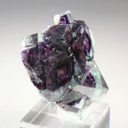 FLUORITE with PHANTOMS, PYRITE