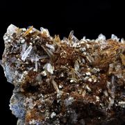 Siderite, Quartz, Pyrite.