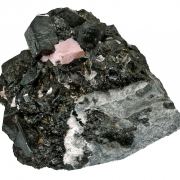 Alabandite With Rhodochrosite