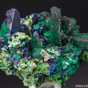 Azurite, Malachite after Azurite