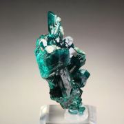 gemmy DIOPTASE, CALCITE