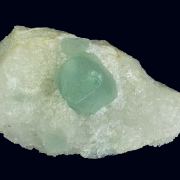 Fluorite on Quartz