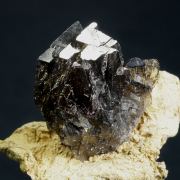 Ferroaxinite on Palygorskite