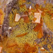 Wulfenite with Mimetite