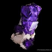 Fluorite with Calcite