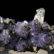 Fluorite with Quartz