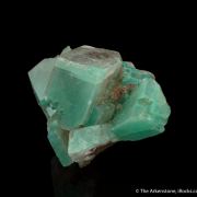 Calcite with Dioptase inclusions