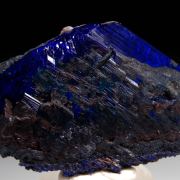 Azurite with Chalcocite