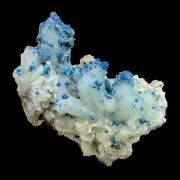 Plancheite, quartz, chrysocolla